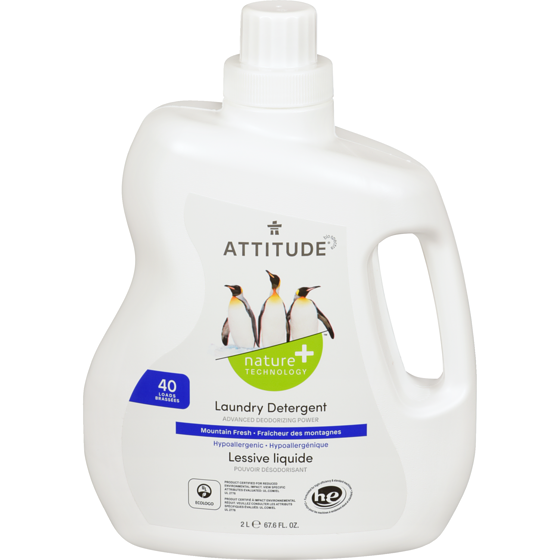 Attitude Laundry Detergent Mountain 2 l, $0.60/100ml