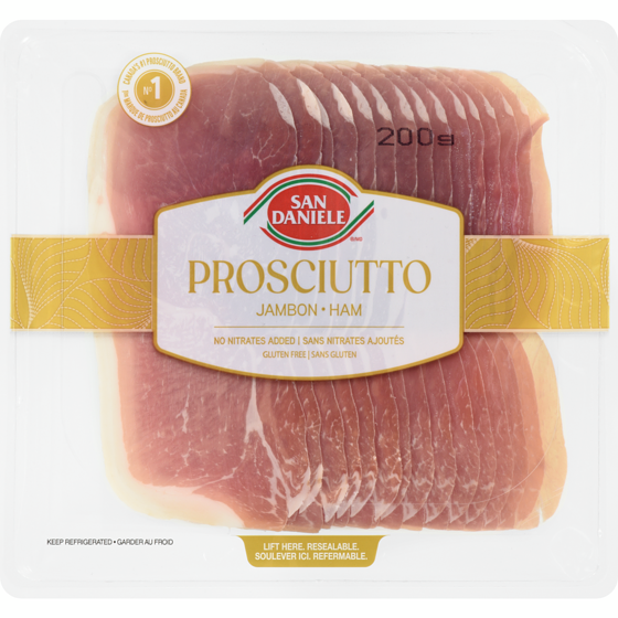 San Daniele Sliced Prosciutto Club Pack 200 g, $5.75/100g