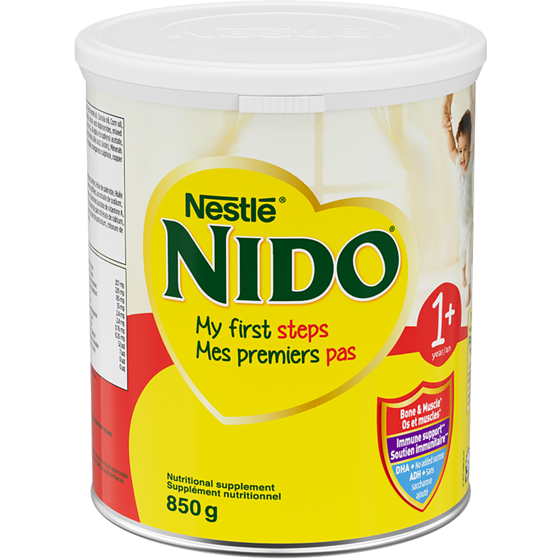 Nestlé Nido 1+ Toddler Nutritional Supplement 850 g, $3.41/100g $1.55/1lb