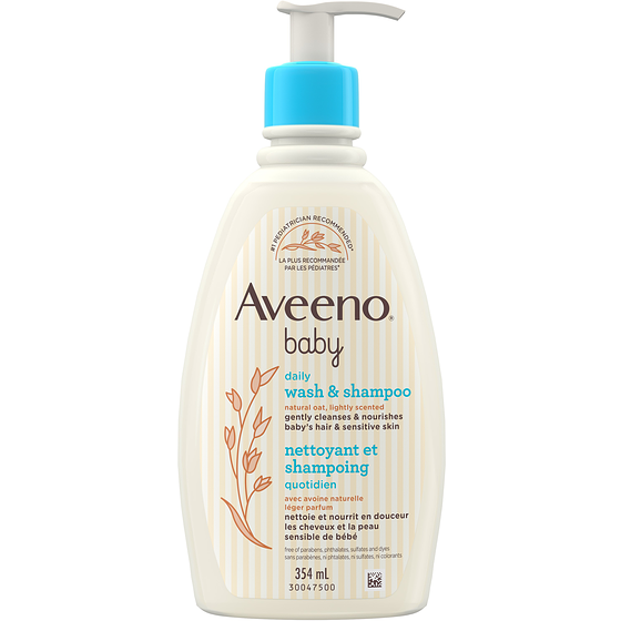 Aveeno Baby Daily Wash & Shampoo 354 ml, $2.94/100ml