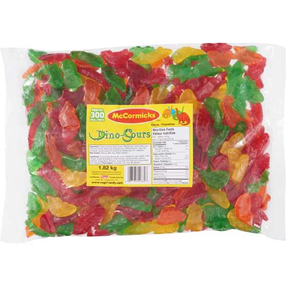 McCormicks Dino-Sours Candy 1.8 kg, $0.61/100g
