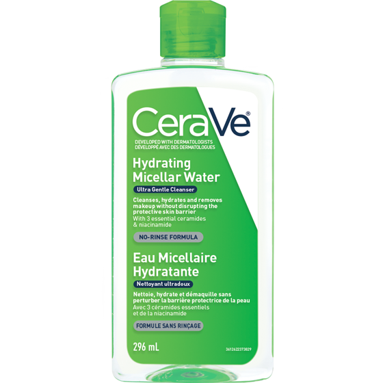 Cerave Hydrating Micellar Water 295 ml, $4.88/100ml