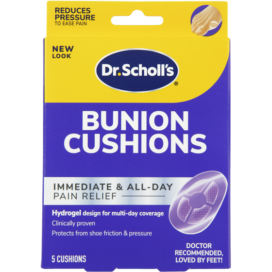Dr Scholls Bunion Cushions 5 ea, $1.50/1ea