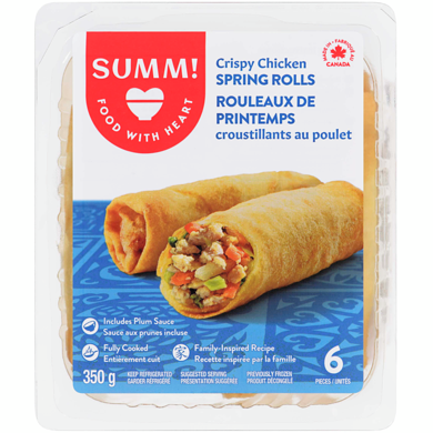 Sum-m Rouleaux De Printemps Aupoulet 350 g, 1,71 $/100g