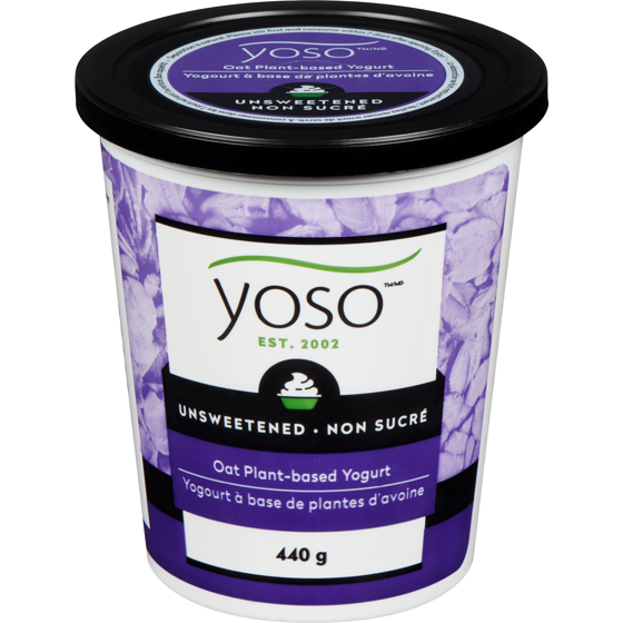 Yoso Oat Unsweetened Yogurt Alternative 440 g, $1.48/100g