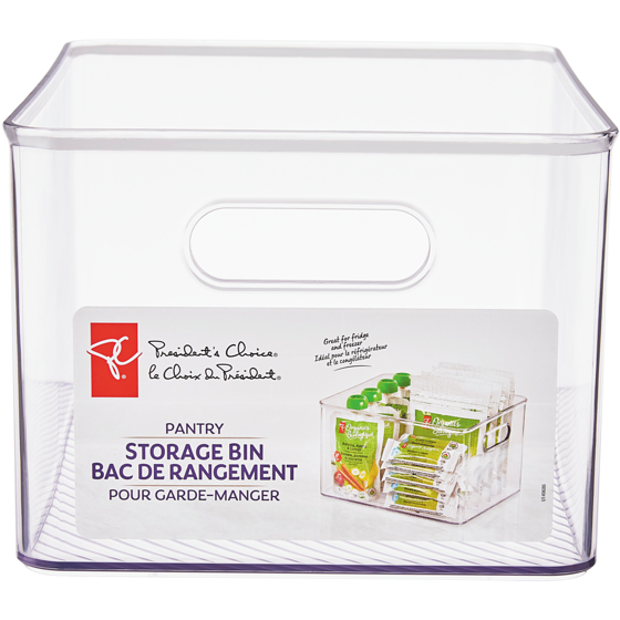 President's Choice Large Pantry Bin 1 ea, $13.50/1ea