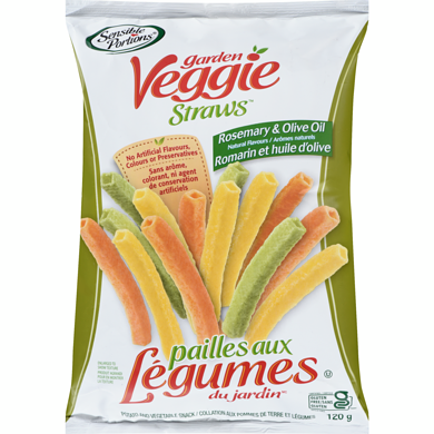Sensible Portions Garden Veggie Straws Rosemary & Olive Oil 120 g, $3.33/100g
