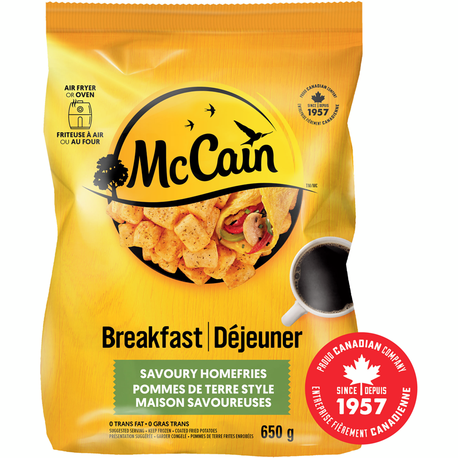 Calories in Mccain Breakfast Savoury Homefries