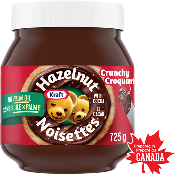 Kraft Crunchy Hazelnut Spread With Cocoa 725 g, $1.31/100g