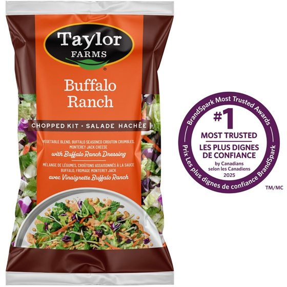 Taylor Farms Buffalo Ranch Chopped Salad Kit 383 g, $1.83/100g