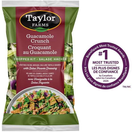 Taylor Farms Guacamole Crunch Chopped Salad Kit 319 g, $2.19/100g