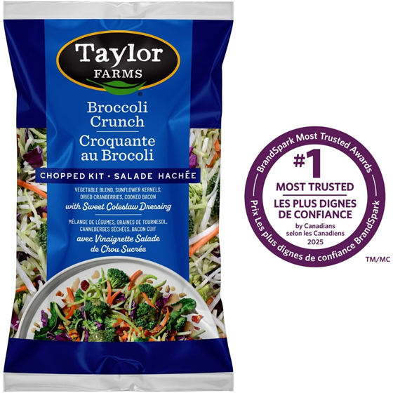Taylor Farms Broccoli Crunch Chopped Salad Kit 360 g, $1.94/100g