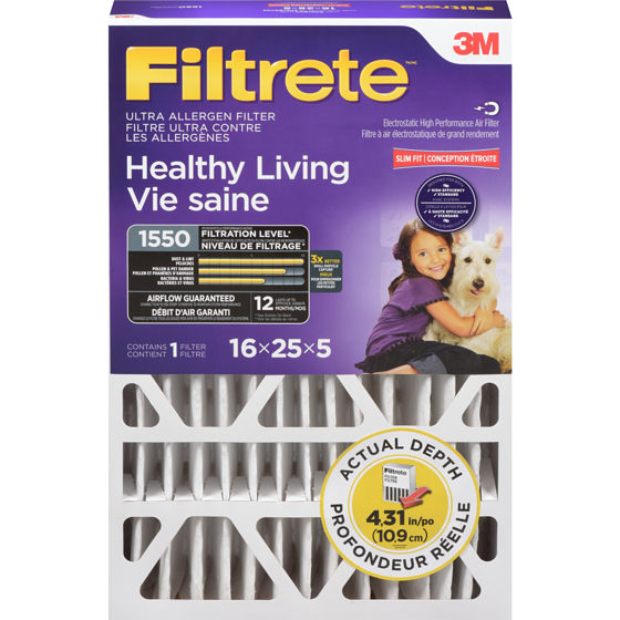 Filtrete Ultra Allergen Filter Healthy Living 1 ea, $60.00/1ea