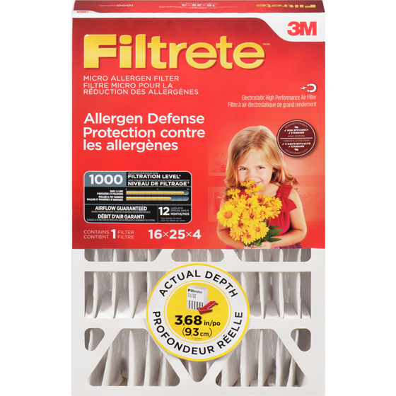 Filtrete Micro Allergen Filter Allergen Defense 1 ea, $50.00/1ea