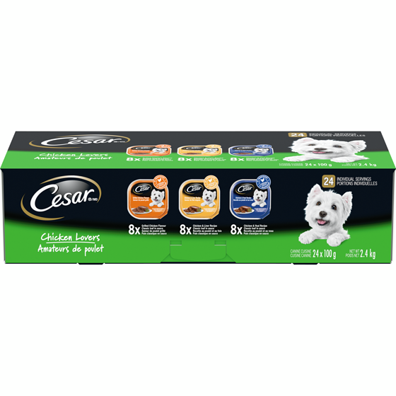 Cesar Ces Grldckncknlvrcknvl 24X100G 2.4 kg, 1,50 $/100g