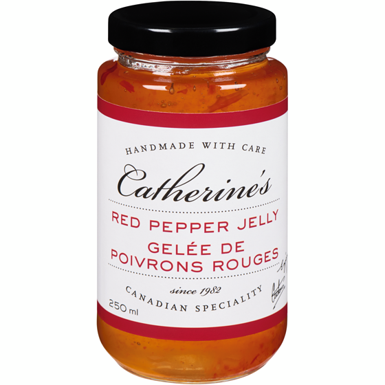Catherine's Red Pepper Jelly  250 ml, $3.00/100ml