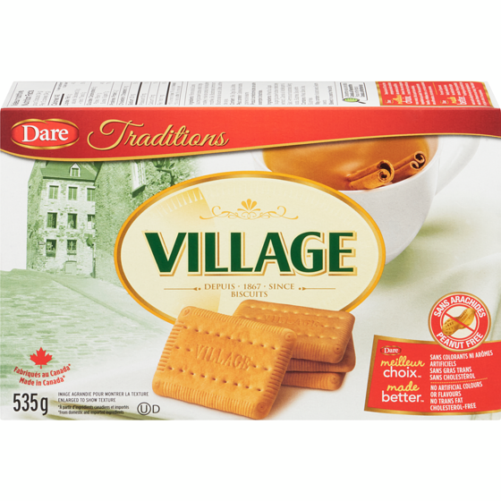 Dare Traditions Village Cookies 535 g, $1.12/100g
