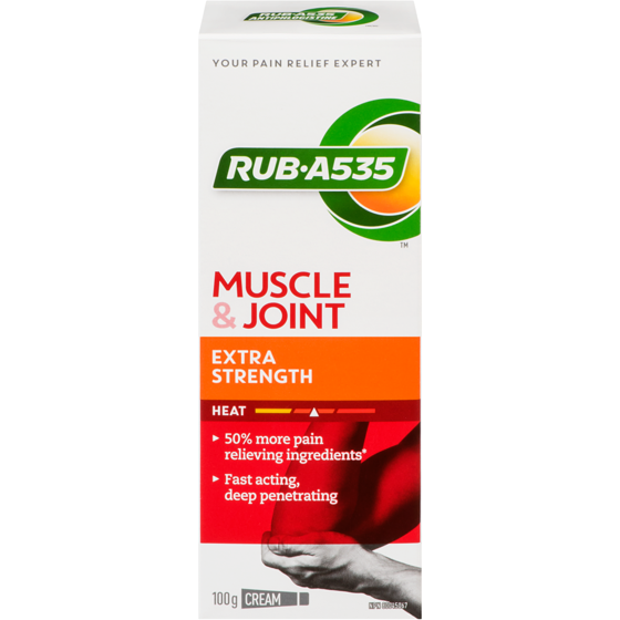 Rub A535 Muscle & Joint Extra Strength Heat Cream 100 g, $11.49/100g