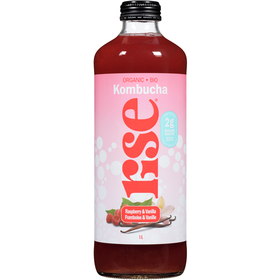Rise RISE KOMBUCHA FRAMB VANILLE 1L 1 l, 0,90 $/100ml