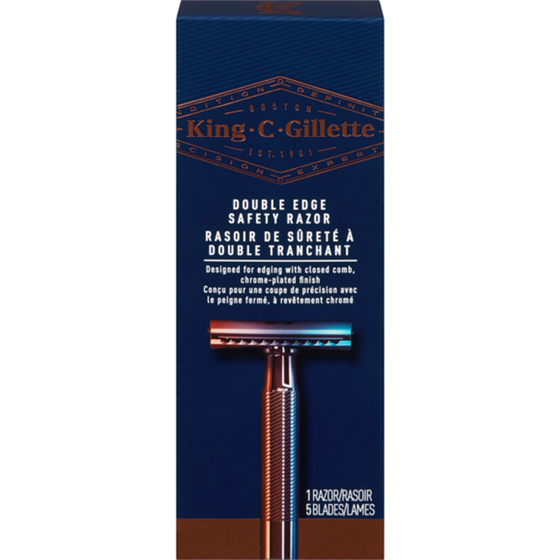 Gillette Razor Double Edge 5 ea, $8.40/1ea
