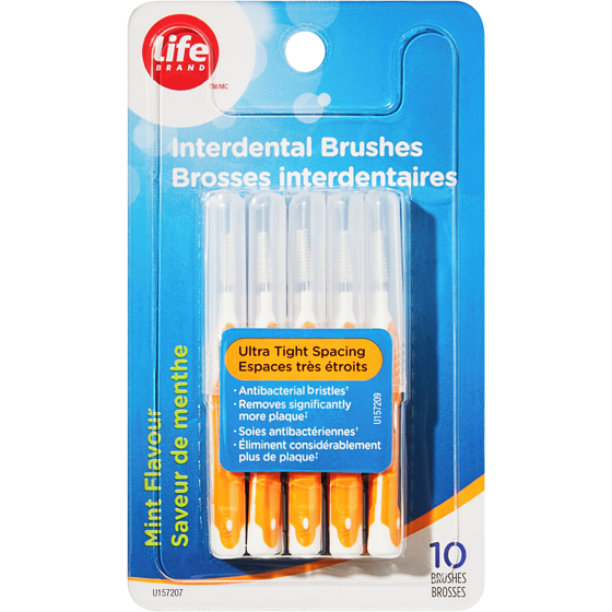 Life Brosses interdentaires à saveur de menthe 10 ea, 0,70 $/1ch