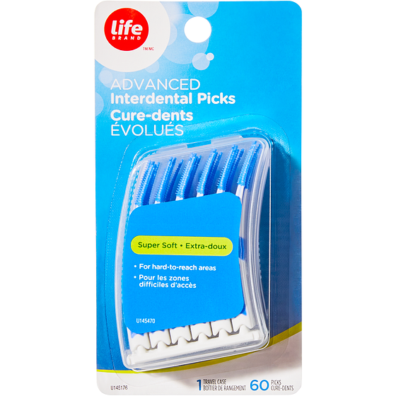 Life Brand Advanced Interdental Picks 60 ea, $0.10/1ea