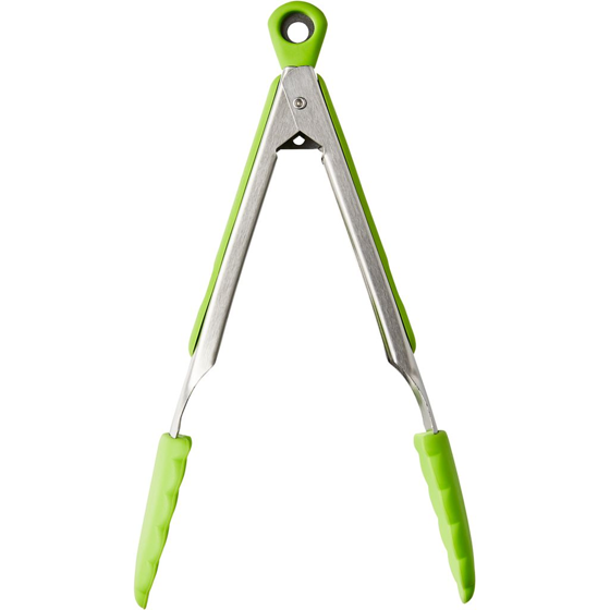 Everyday Essentials Silicone and Stainless Steel Tongs, Green 1 ea, $6.00/1ea