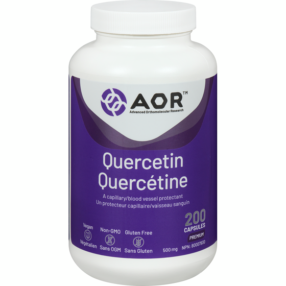 AOR Quercetin 500 Mg 200 ea, $0.48/1ea