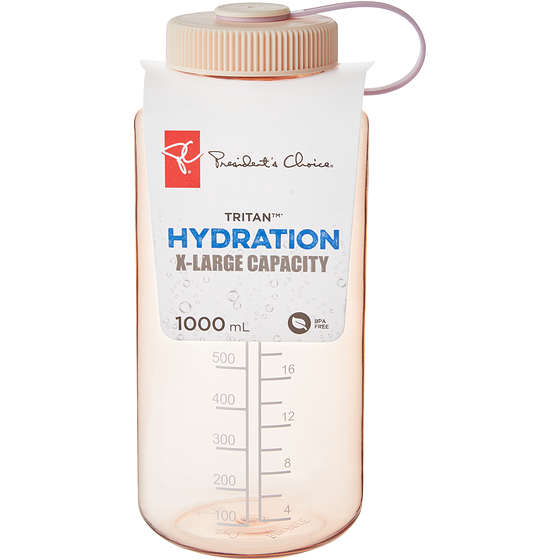 President's Choice Tritan Hydration X-Large Capacity Bottle - Pink 1 ea, $15.00/1ea