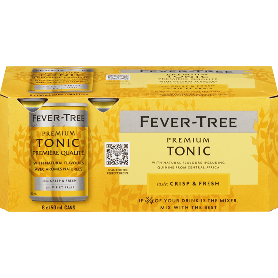 Fever Tree Indian Tonic Water 8x150.0 ml, $0.83/100ml