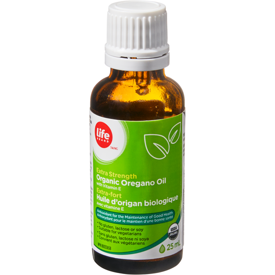 Life Brand Extra Strength Organic Oregano Oil 25 ml, $83.96/100ml