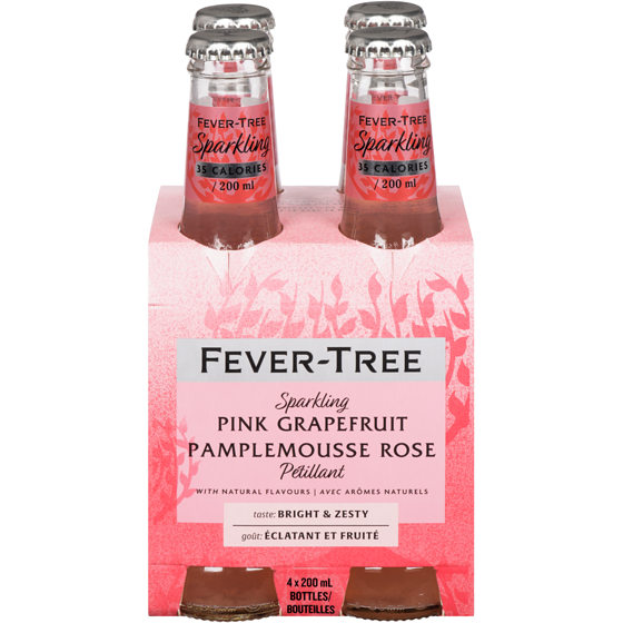 Fever-Tree Pamplemousse Rose Pétillant 4x200.0 ml, 1,06 $/100ml