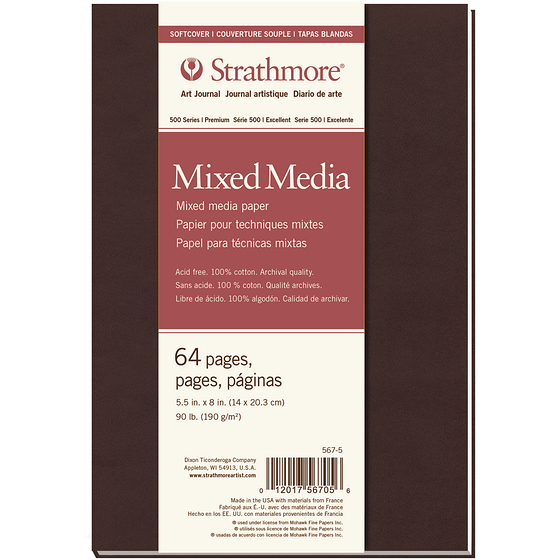 null Strathmore 500 Series Soft Cover Mixed Media Art Journal 1 ea, $17.50/1ea