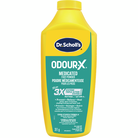 Dr. Scholl’s DSCH OD POUDRE MEDIC PIEDS 311 g, 4,02 $/100g