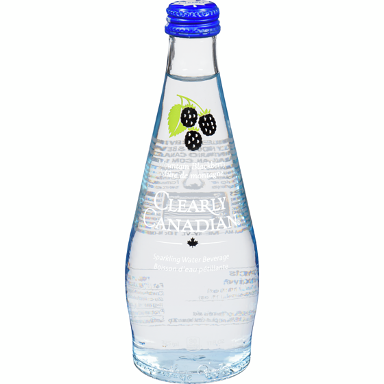 Clearly Canadian Sparkling Water Beverage Mountain Blackberry 325 ml, $0.86/100ml