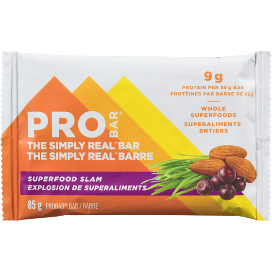 Probar Simply Real Bar Superfood Slam 85 g, $4.69/100g