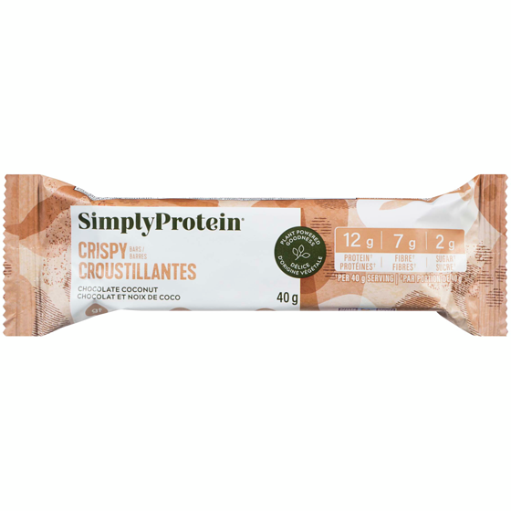 Simply Protein Chocolate Coconut 40 g, $8.73/100g