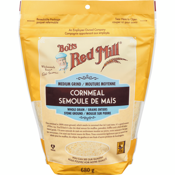 Bobs Red Mill Medium Cornmeal 680 g, $0.81/100g