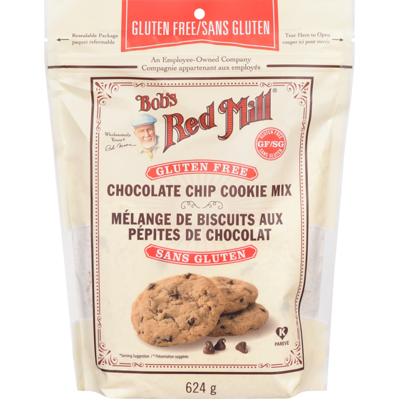 Bobs Red Mill Choc Chip Cookie Mix 624 g, $1.44/100g