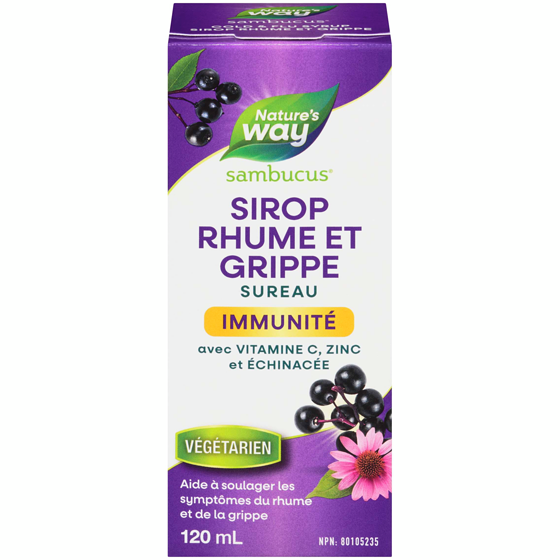 Nature’s Way NAWY SAMBUCUS IMMUNITE SIROP 120 ml, 14,17 $/100ml