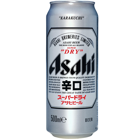 Asahi Beer Karakuchi Super Dry (ID Required at pickup) (ID required at pick-up) 500 ml, $0.81/100ml