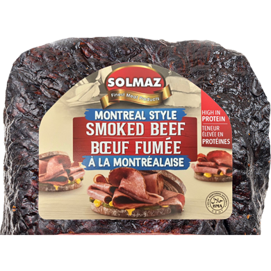 Solmaz Montreal-Style Smoked Meat $32.90/1kg $14.93/1lb