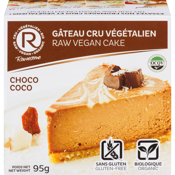 Rawesome Choco Coco Raw Vegan Cake 95 g, $8.41/100g