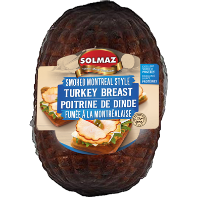 Solmaz Montreal-Style Smoked Turkey Breast $32.90/1kg $14.93/1lb