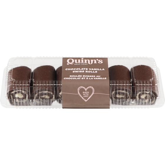 Baxters Quinn's Roulé suisse chocolat 6x67.0 g, 1,49 $/100g