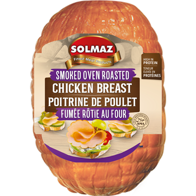Solmaz Roasted Chicken Breast, Smoked $29.90/1kg $13.57/1lb