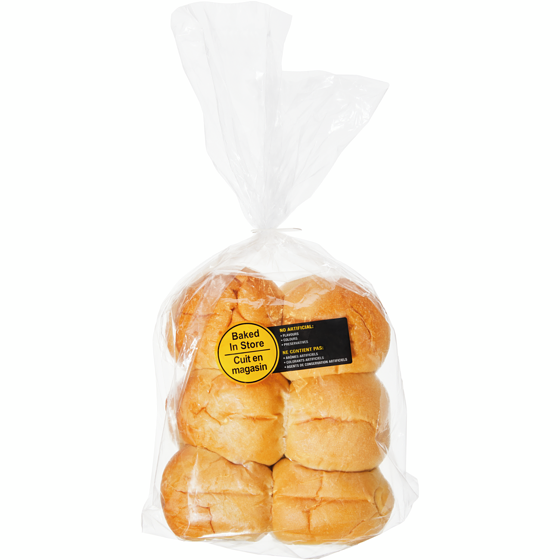 null Petits pains blancs, emb.de 12 357 g, 1,26 $/100g