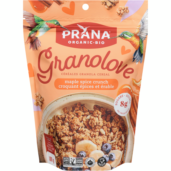 Prana Granolove - Organic Maple Spice Crunch Granola 300 g, $1.83/100g