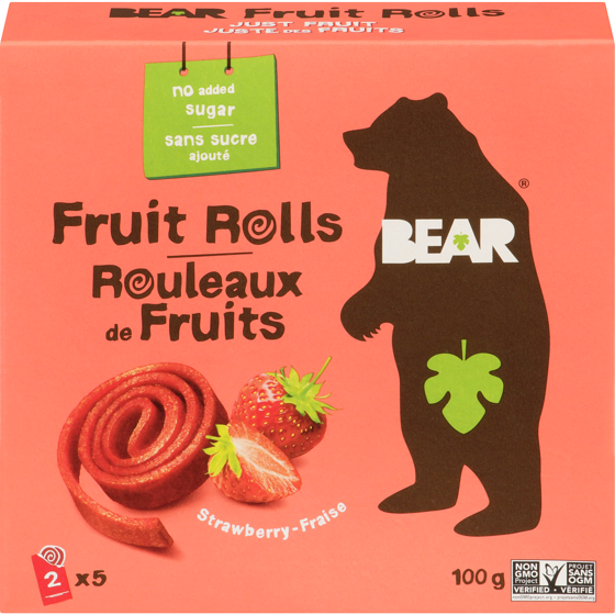 Bear Strawberry Rolls 100 g, $7.49/100g
