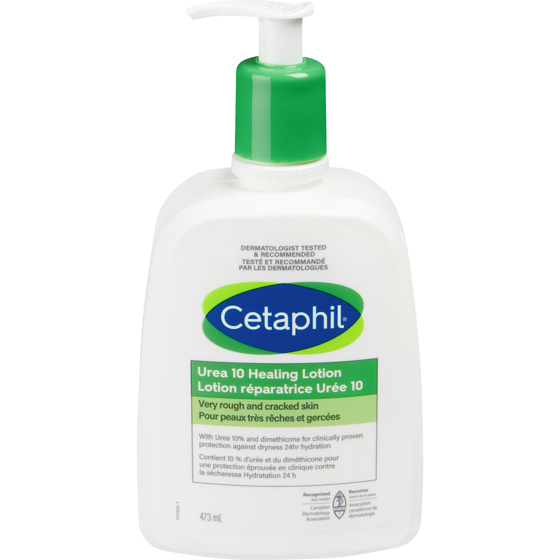 Cetaphil Lotion Réparatrice Urée 10 Pour Peaux Très Rêches Et Gercées 473 ml, 4,12 $/100ml